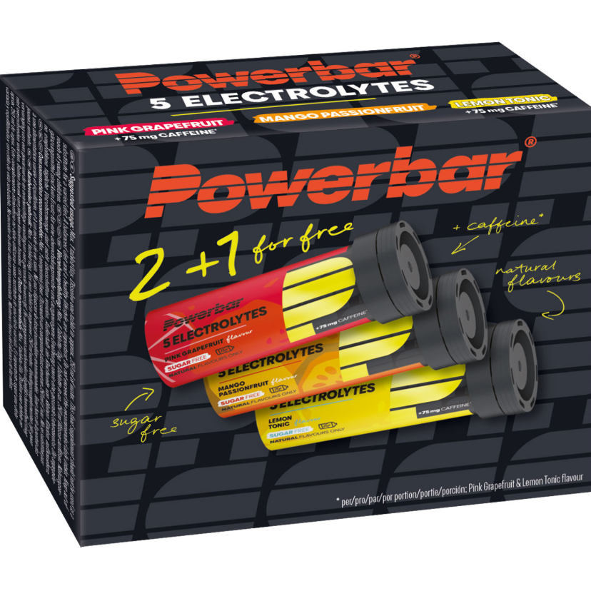 Powerbar 5 Electrolytes, Multiflavour Pack 2+1,  3 x 42g