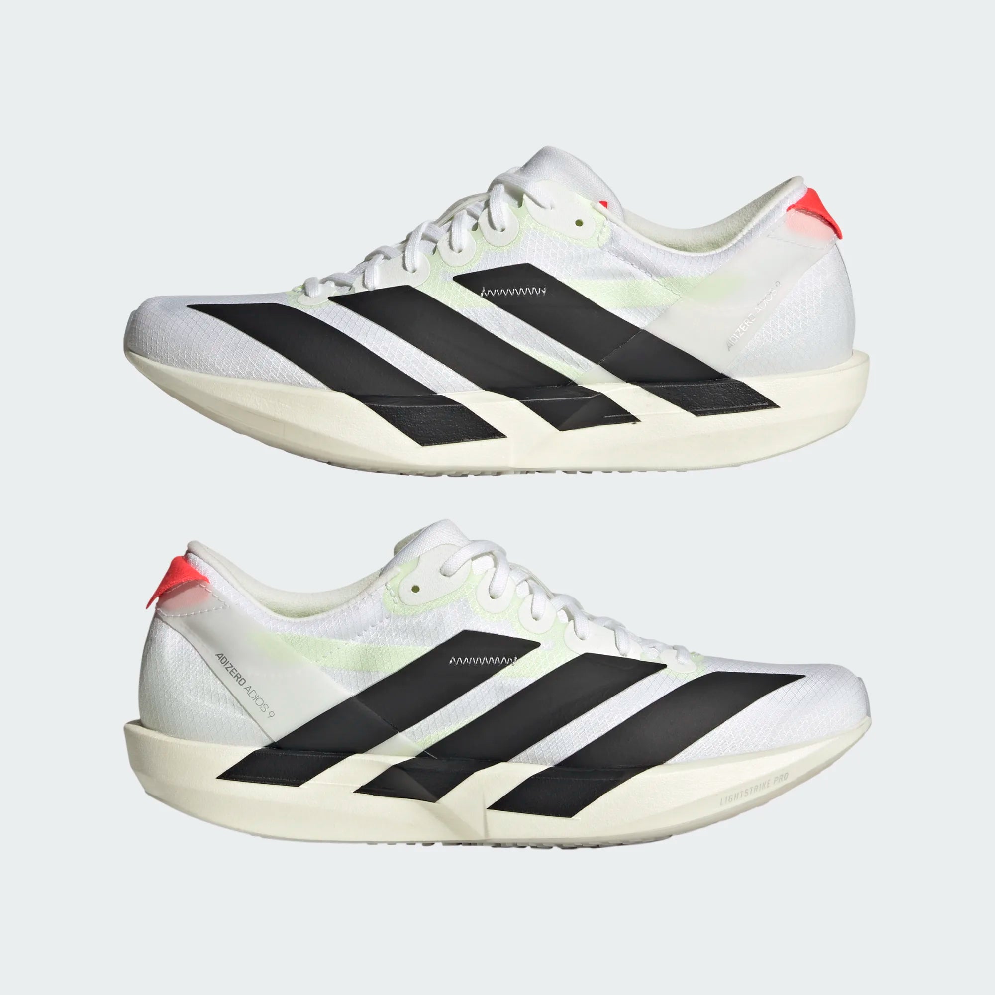 Adidas ADIZERO ADIOS 9, Laufschuh, Damen, Cloud White/Core Black/Lucid Red