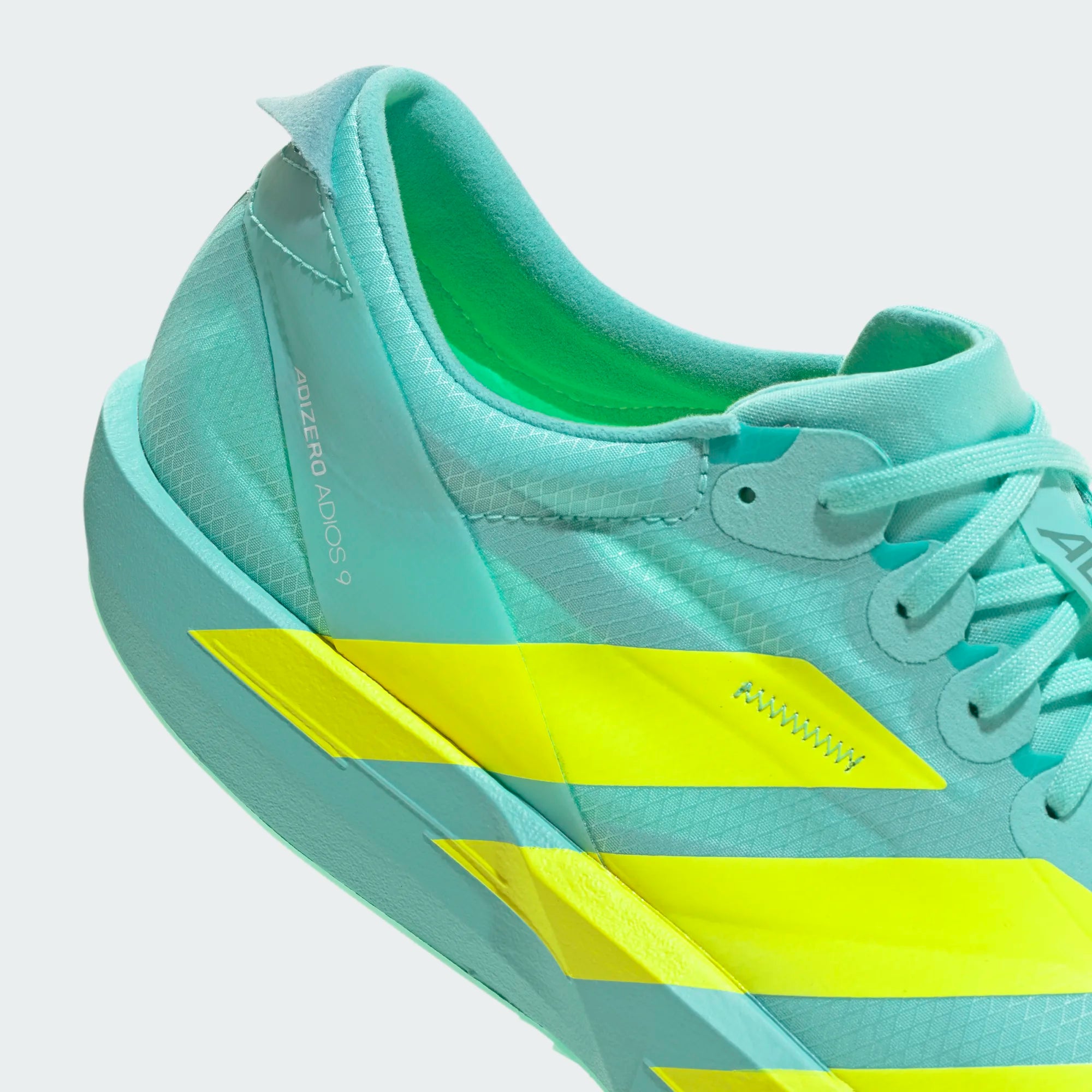 Adidas ADIZERO ADIOS 9, Laufschuh, Herren, Flash Aqua/Lucid Lemon/Zero Mint