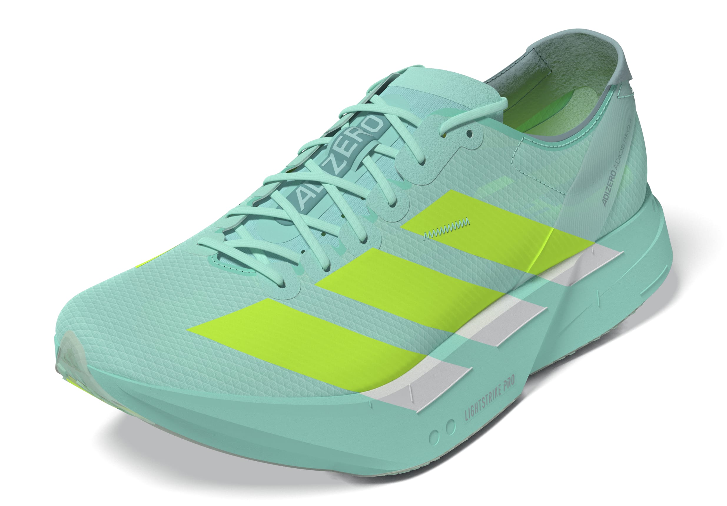 Schrägansicht von vorne linker Schuh Außenseite