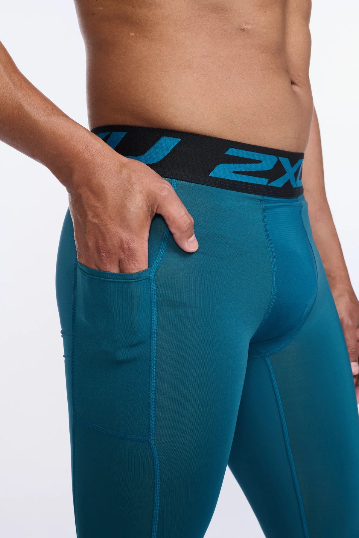 2XU Herren MCS Cross Training Compression Tights, Dark Ocean/Celestial