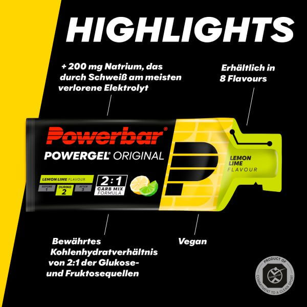 Powerbar Powergel Original, Lemon-Lime