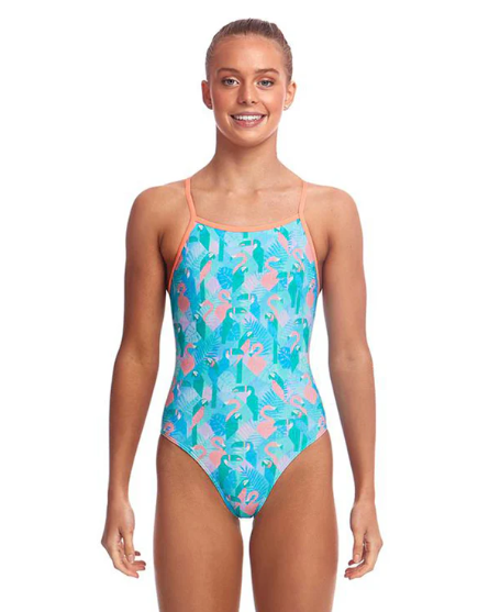 Way Funky Funkita, Tie Me Tight One Piece Pastel Paradise, Badeanzug, Kinder