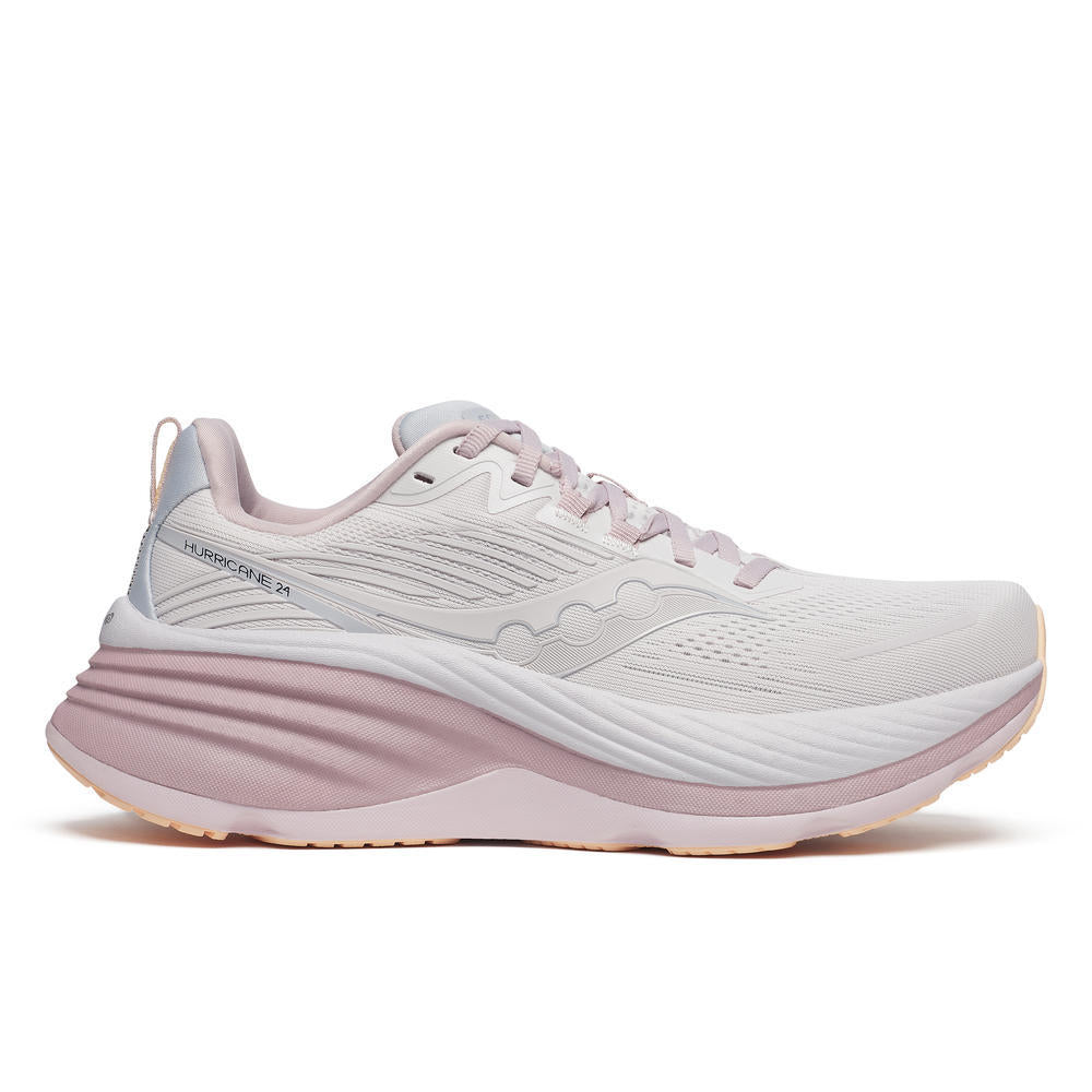 Saucony Hurricane 24, Laufschuh, Damen, Cloud/Bloom