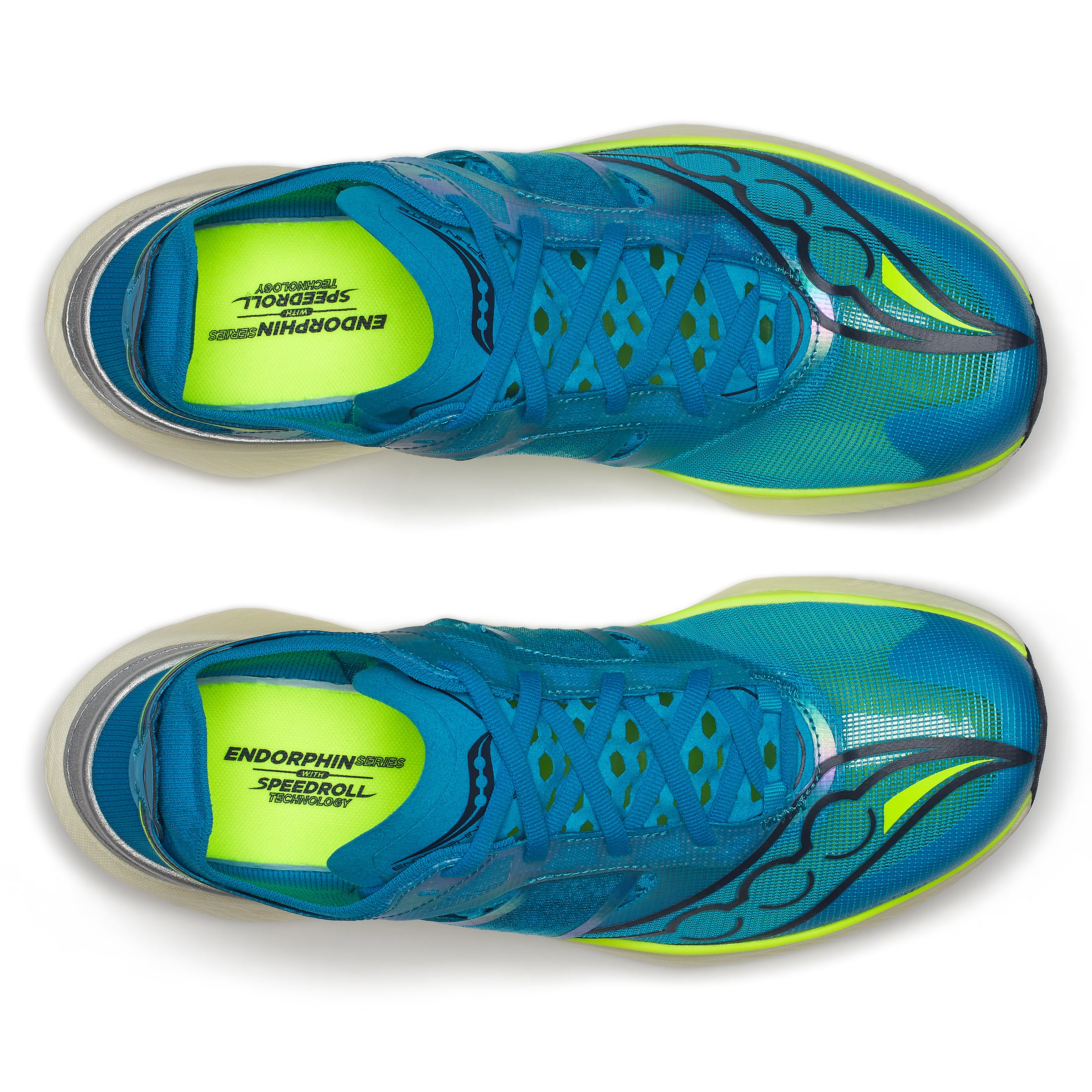 Saucony Endorphin Elite, Laufschuh, Herren, Viziblue/Citron