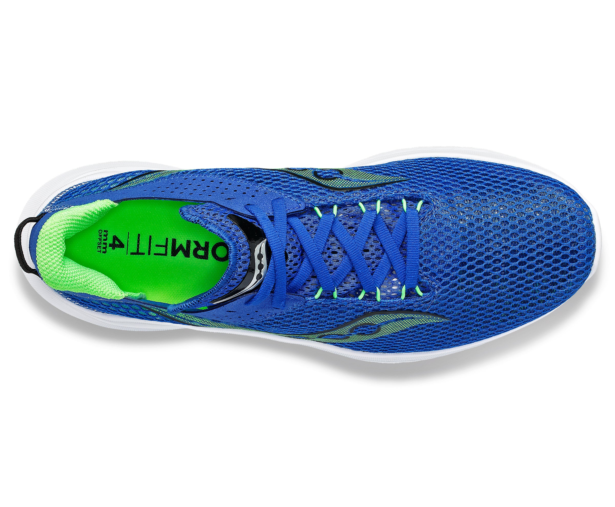 Saucony Kinvara 14, men, agave/lava, blue/red 