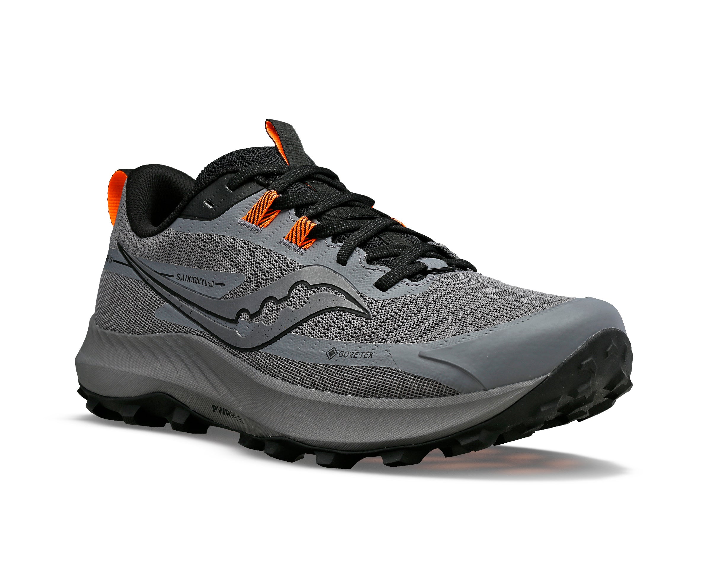 Saucony Peregrine 13, men, agave/basalt, blue/grey