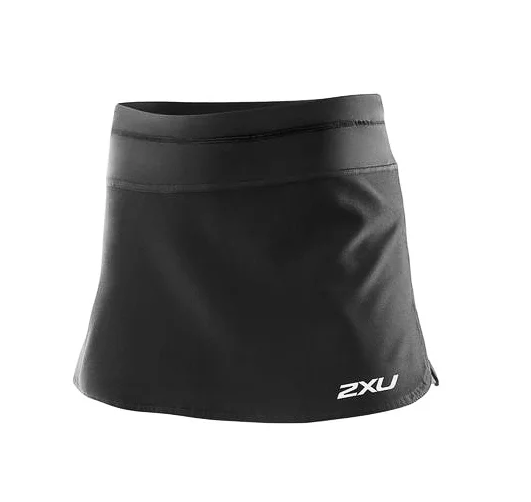 2XU Core Skirt, Damen, Black/Black