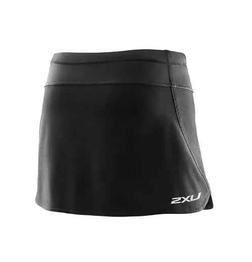2XU Core Skirt, Damen, Black/Black