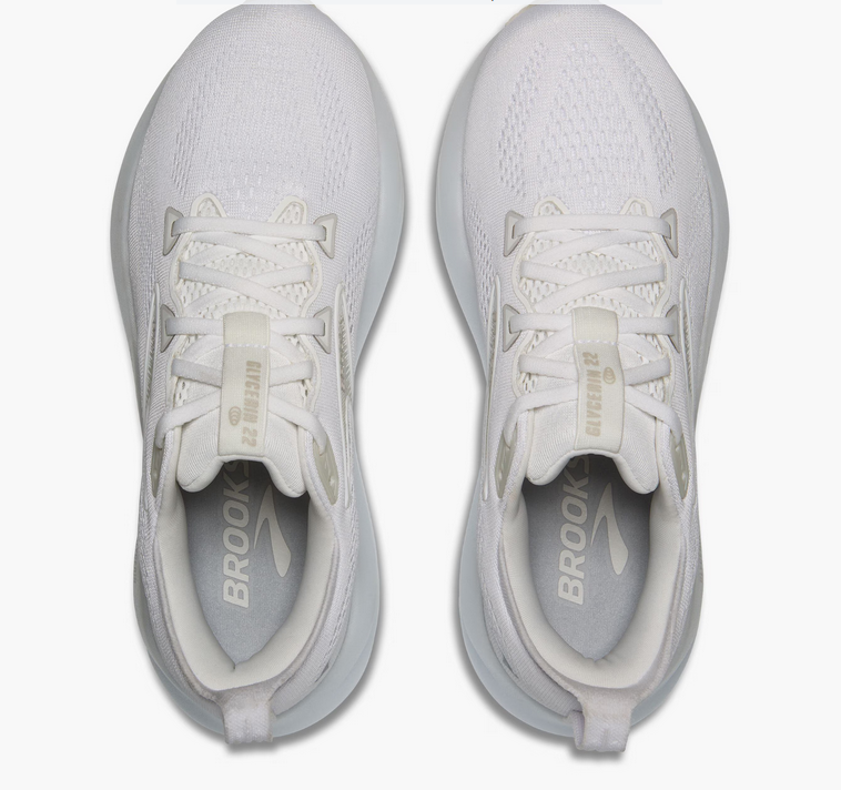 Brooks Glycerin 22, Laufschuh, Damen, White/White/Grey