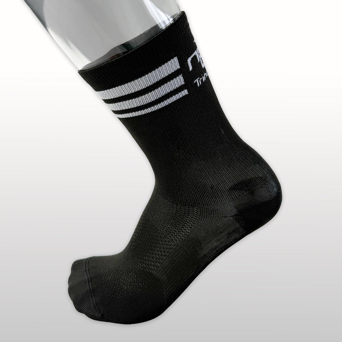 Socke mid schwarz Ansicht von der Außenseite