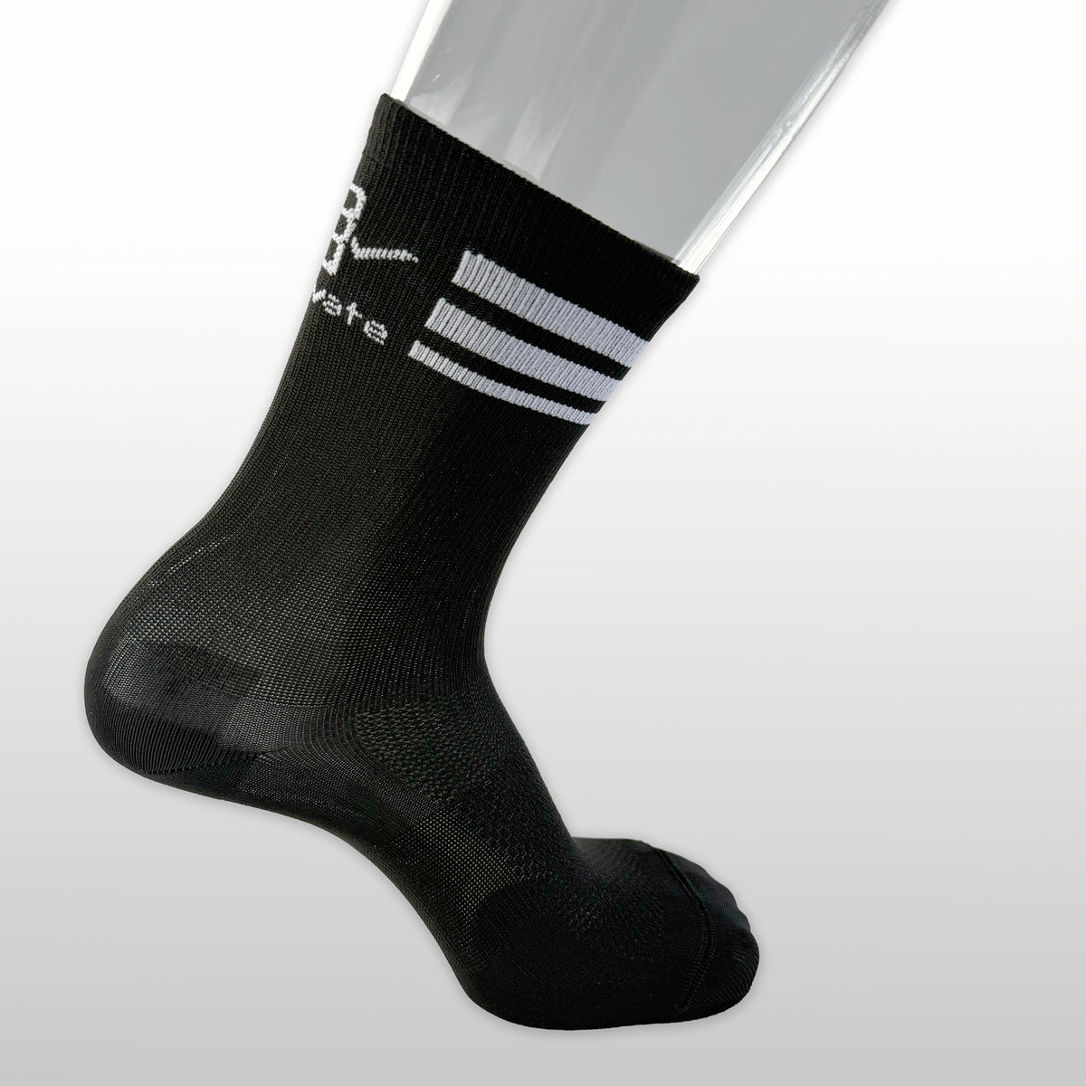 Socke mid schwarz Ansicht von der Innenseite
