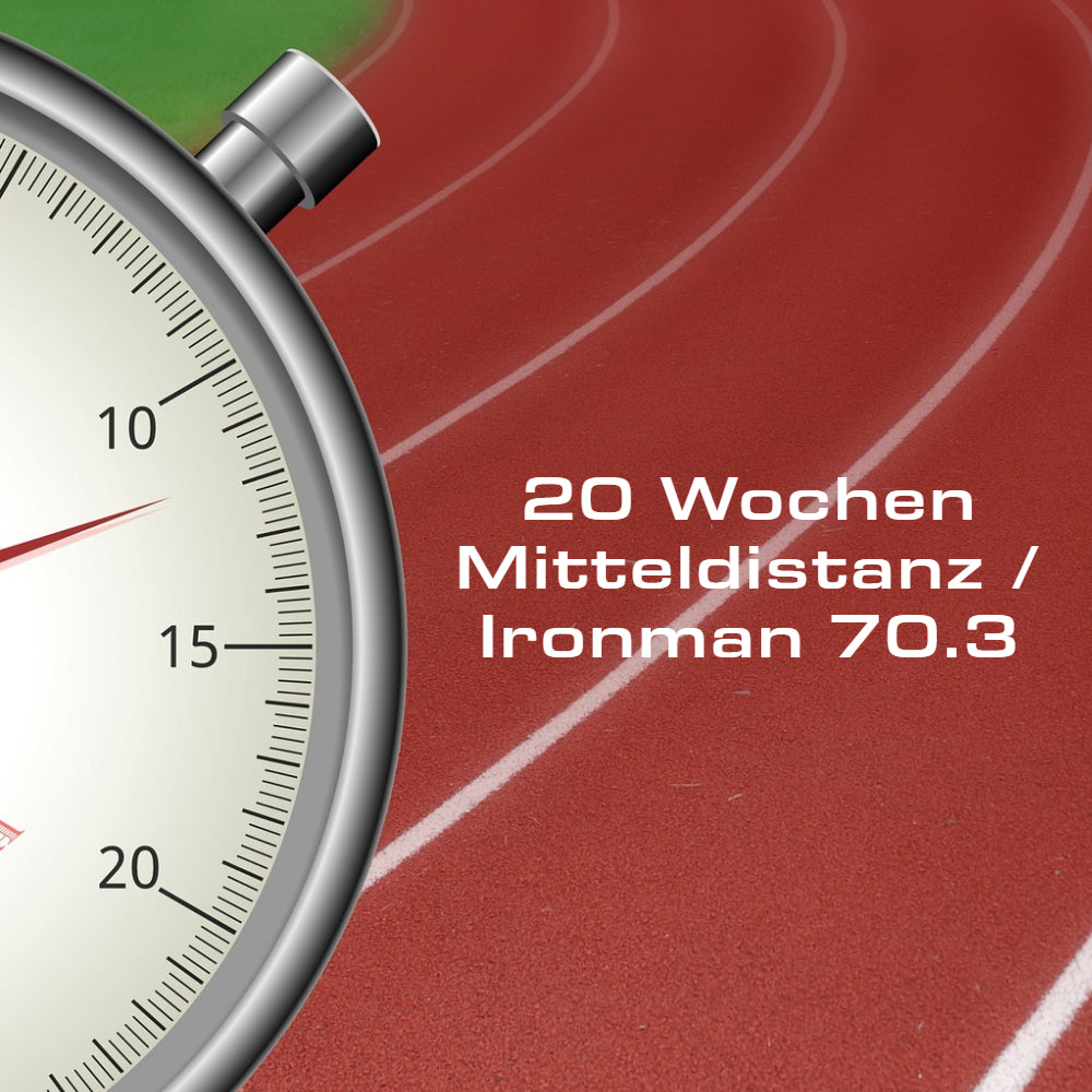 Trainingsplan Triathlon: 20 Wochen Mitteldistanz / Ironman 70.3