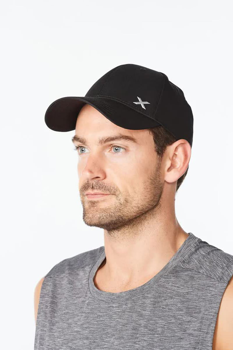 2XU Multiply Cap, Unisex, Black/Silver