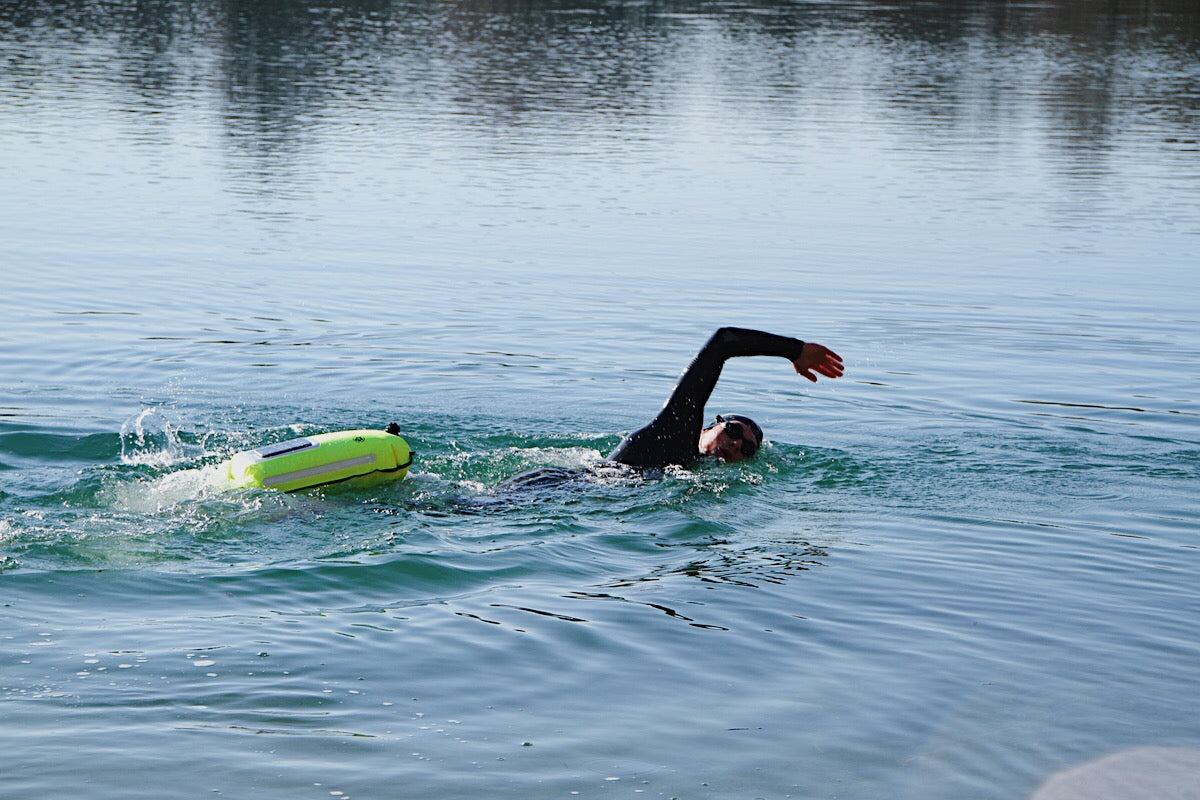 triathlon.de Swim &amp; Safety Buoy, Ultimate, orange