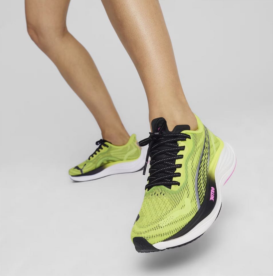 Puma Velocity NITRO™ 3, Damen, Lime Pow-PUMA Black-Poison Pink