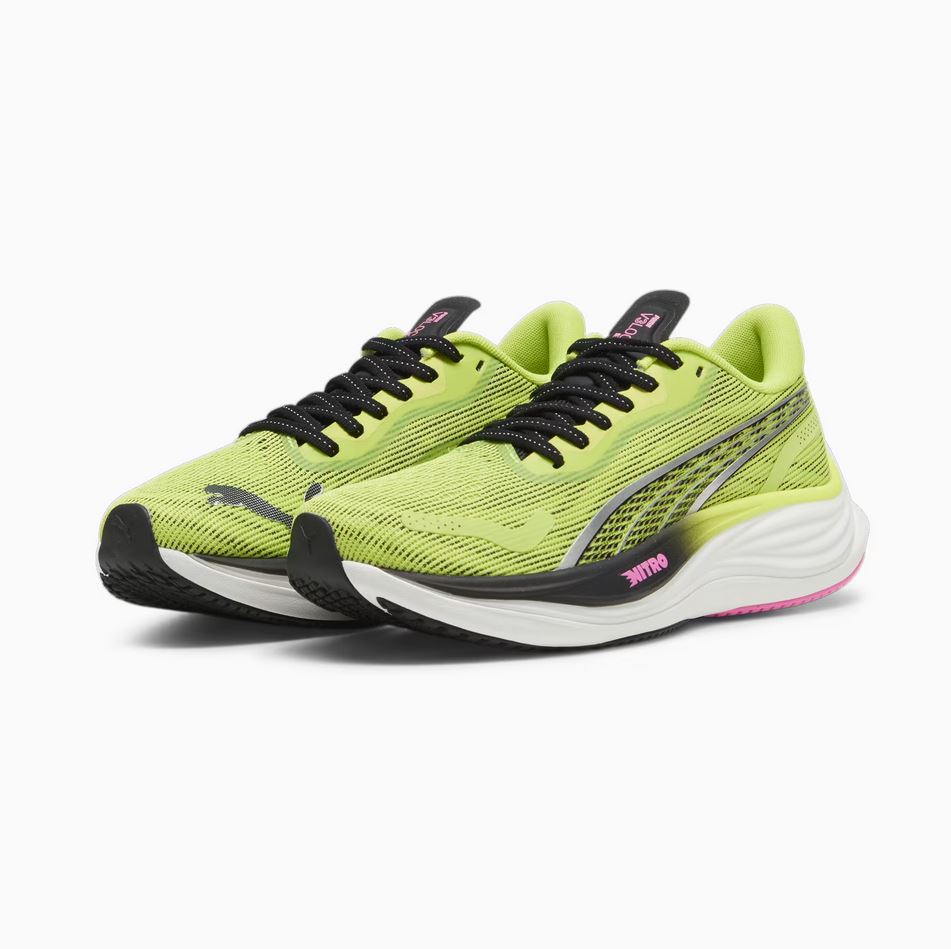 Puma Velocity NITRO™ 3, Damen, Lime Pow-PUMA Black-Poison Pink