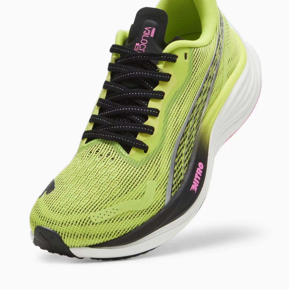 Puma Velocity NITRO™ 3, Damen, Lime Pow-PUMA Black-Poison Pink