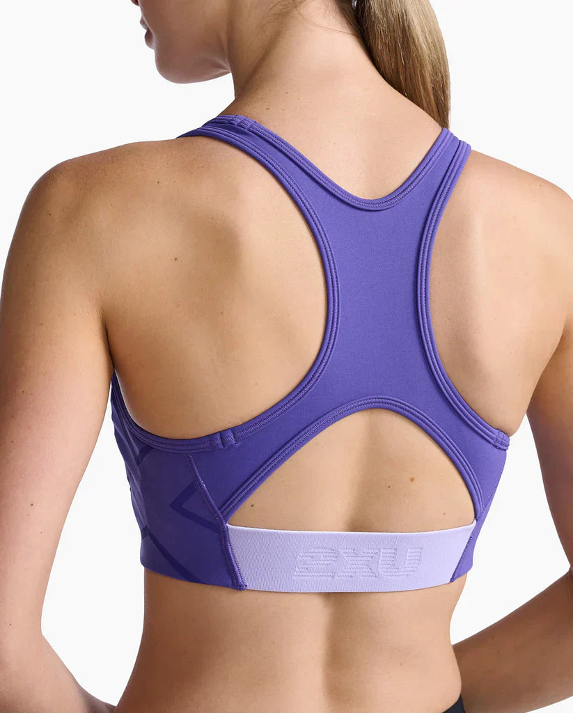 2XU Motion Racerback Bra, Damen, Liberty/Lavendel