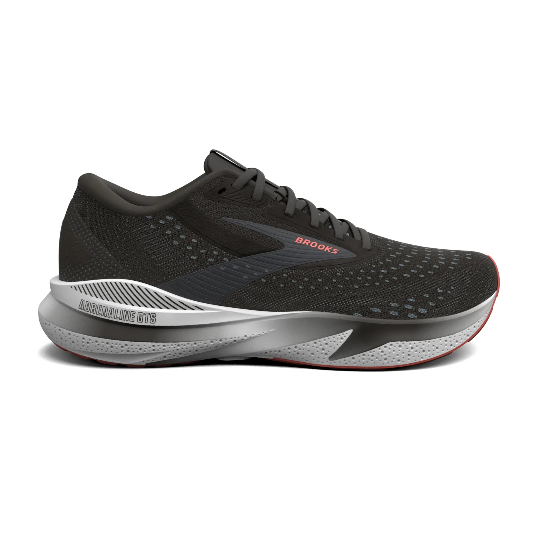 Brooks Adrenaline GTS 24, Herren, Black/Grey/Red