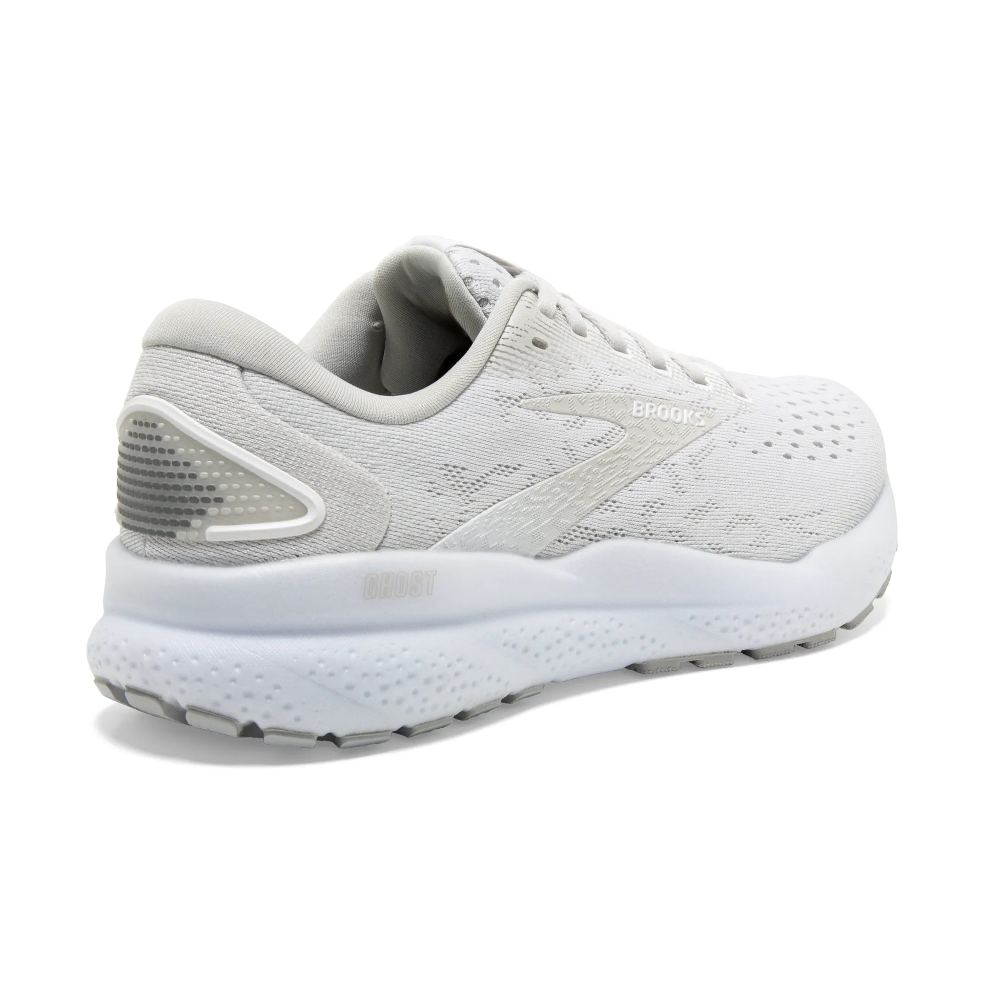 Brooks Ghost 16, Laufschuh, Damen, White/White/Grey