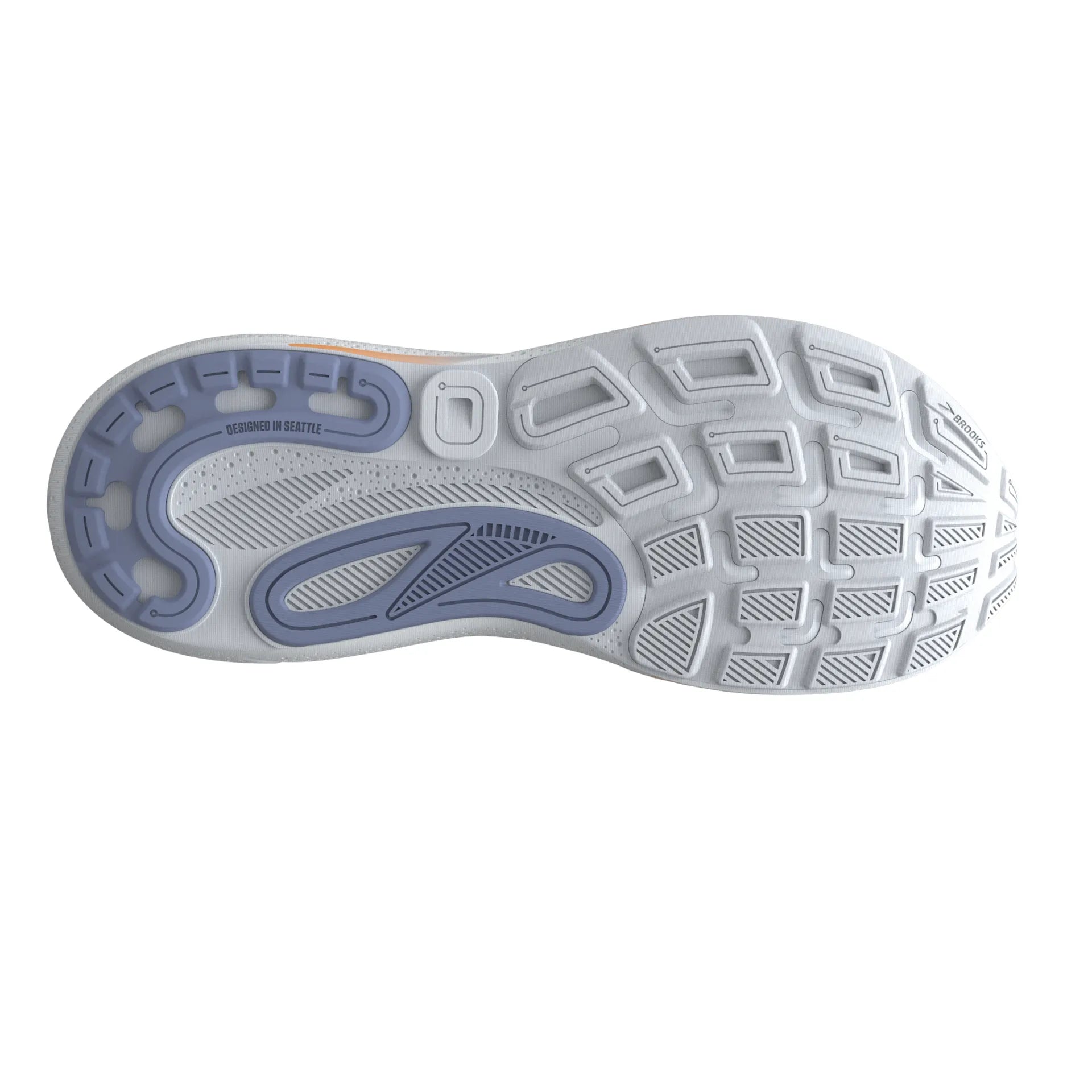 Brooks Adrenaline GTS 24, Laufschuhe, Damen, Blue Heron/White/Orange