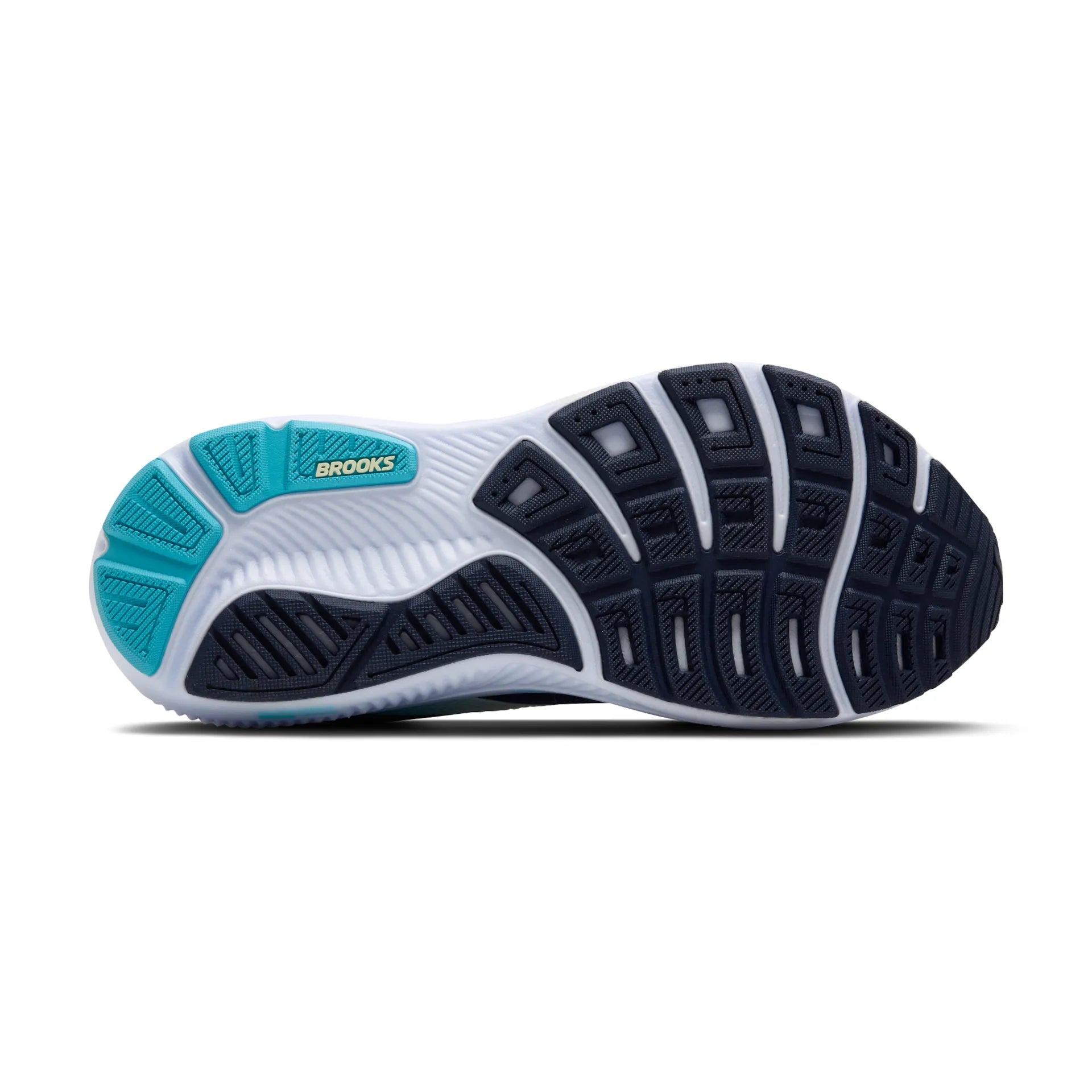 Brooks Ghost 17, Laufschuh, Damen, Navy/Green7Turquoise