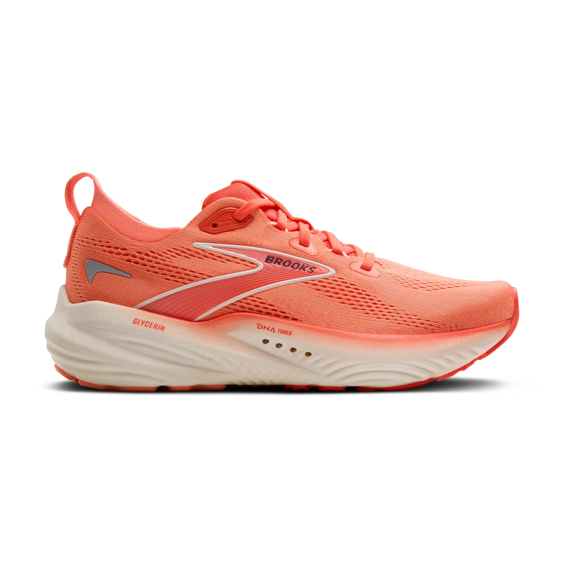 Brooks Glycerin 22, Laufschuh, Damen, Desert Flower/Hot Coral/Milk