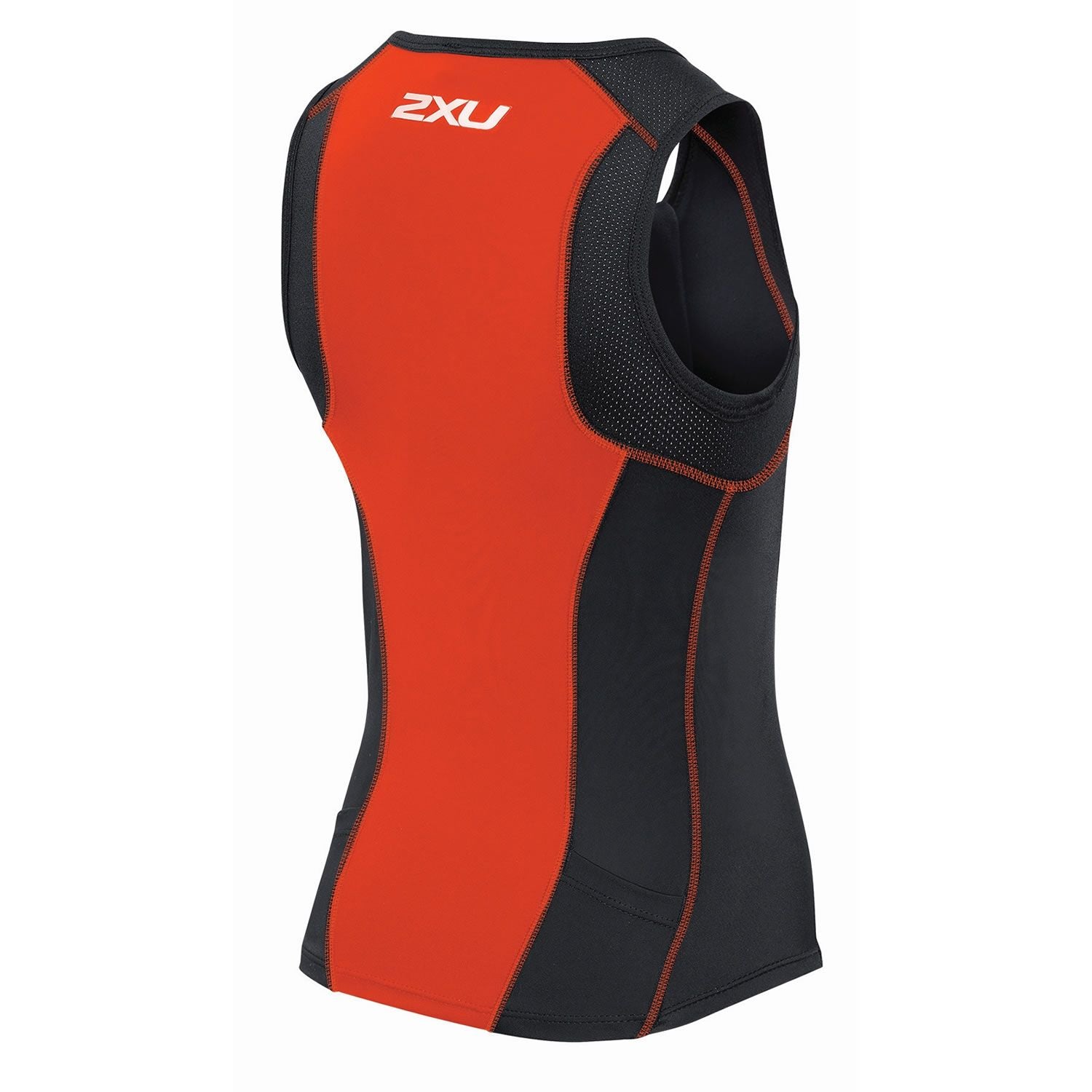 2XU Active Youth Tri Singlet, Kinder, schwarz/rot