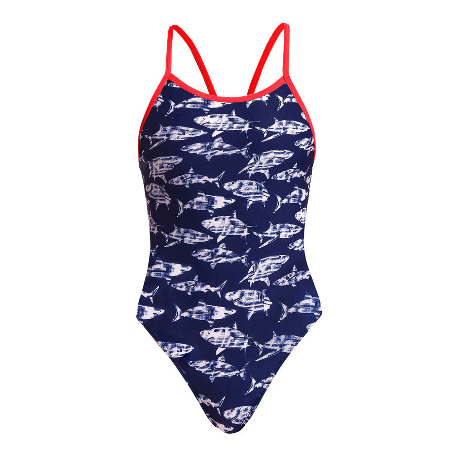 Way Funky Funkita, Single Strap One Piece Rompa Chompa, Badeanzug, Kinder