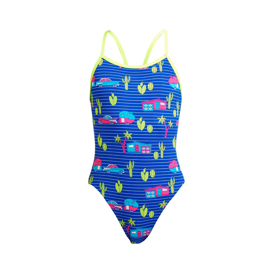 Way Funky Funkita Single Strap One Piece Cadi Shack, Badeanzug, Kinder