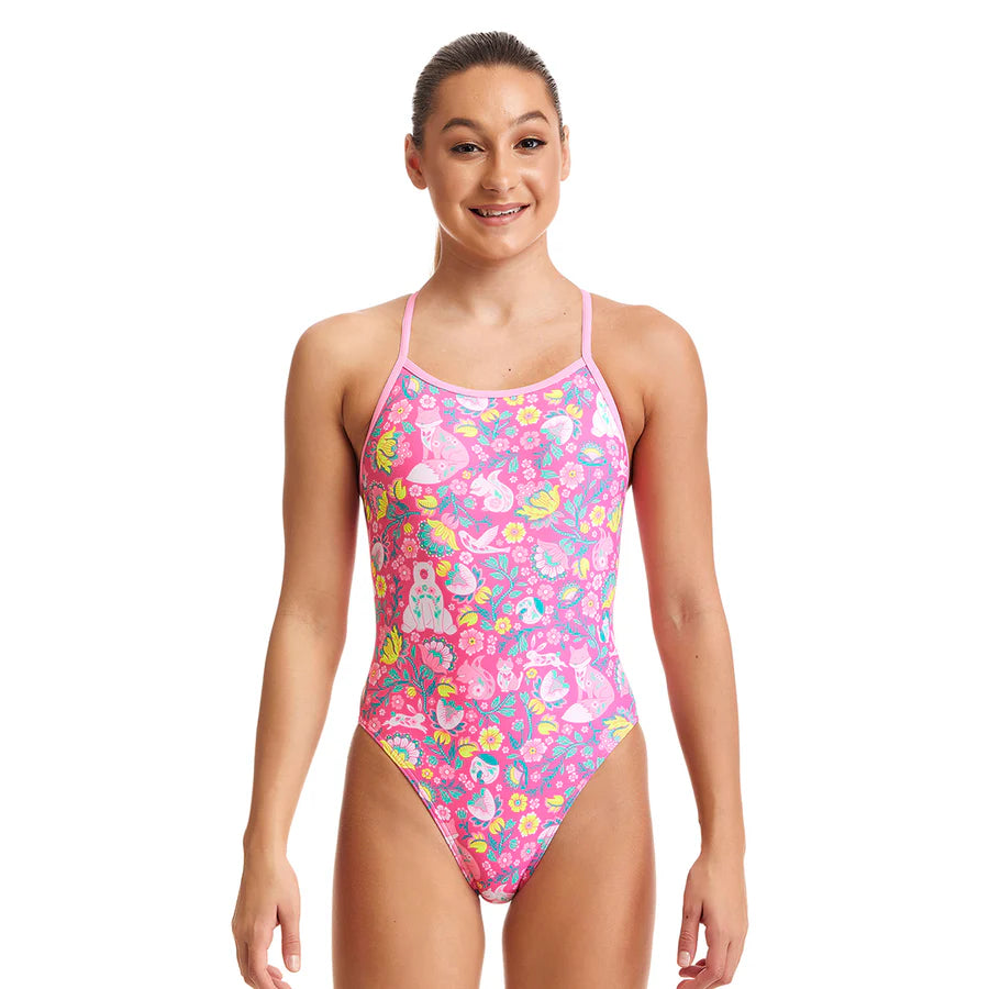 Way Funky Funkita Single Strap One Piece Nursery Rhyme, Badeanzug, Kinder