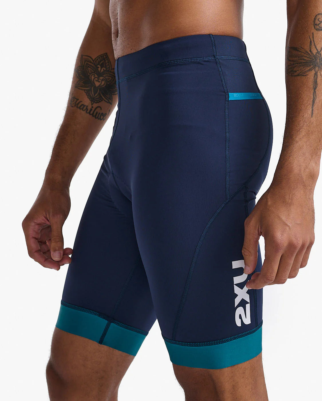 2XU Core Tri Short, Herren, midnight/white