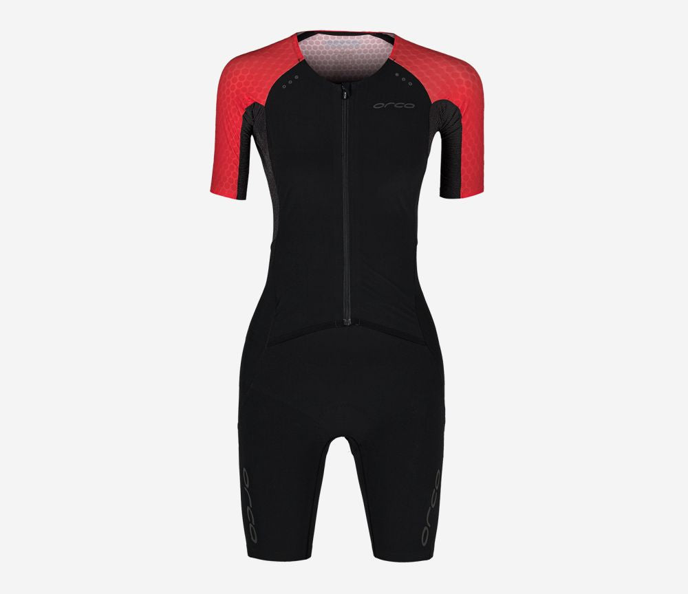 Orca Apex Kona Trisuit, Damen, schwarz/coral