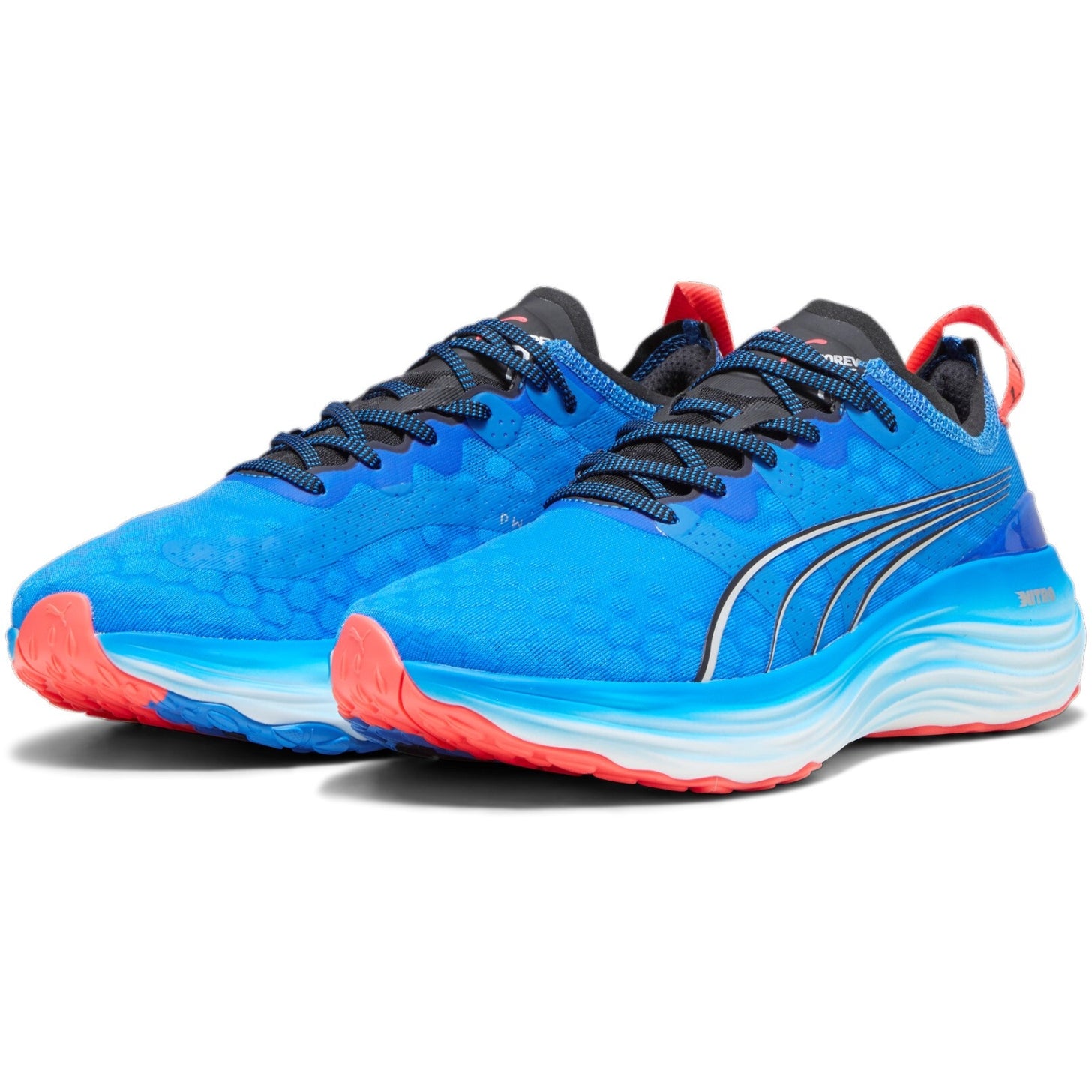 Puma ForeverRun NITRO, Laufschuhe, Herren, Ultra Blue-PUMA Black-PUMA Silver