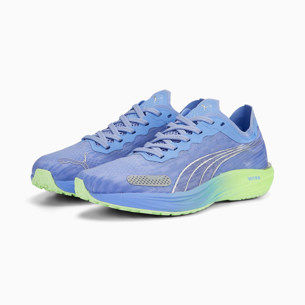 Puma Liberate Nitro 2, Damen, Elektro Purple - Silver - Lime