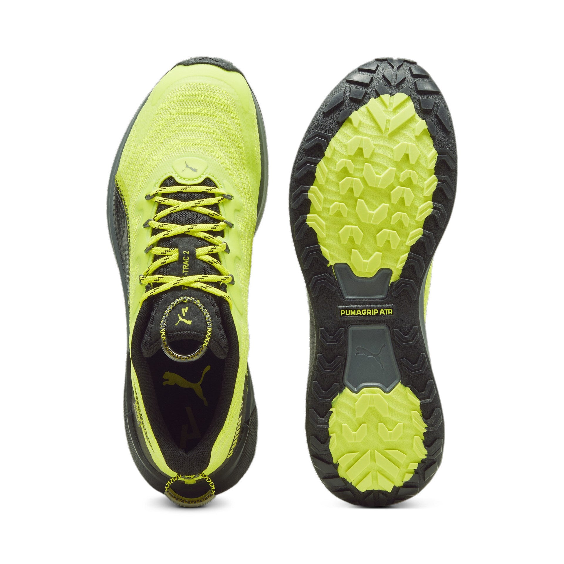 Puma Fast-Trac Nitro 2, Herren, Lime Pow-Electric Lime Cool Dark Gray