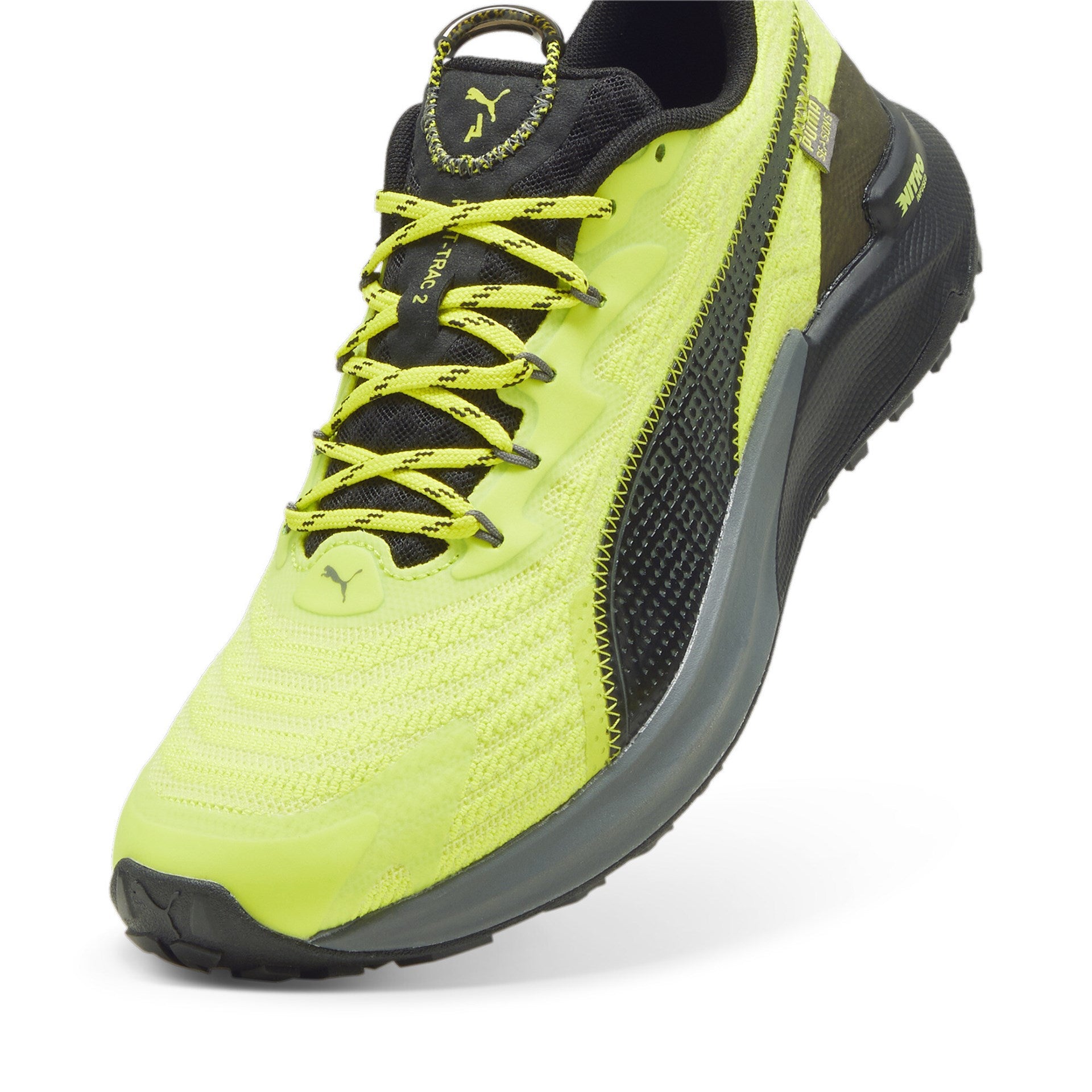 Puma Fast-Trac Nitro 2, Herren, Lime Pow-Electric Lime Cool Dark Gray