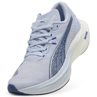 Puma Deviate Nitro 3, Laufschuh, Damen, Cool Weather/Blue Crystal/Puma Silver