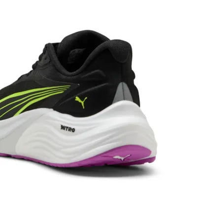 Puma Electrify Nitro 4, Laufschuhe, Damen, Puma Black/Yellow Alert