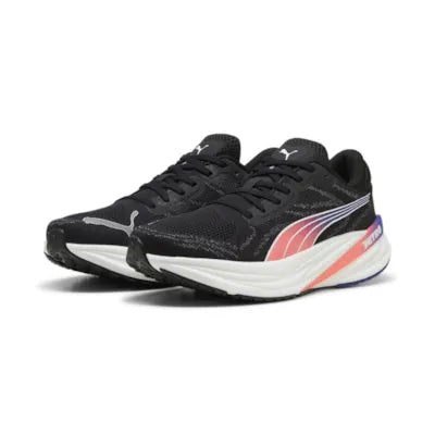 Puma Magnify NITRO 2, Laufschuhe, Herren, PUMA Black-Lapis Lazuli-Sunset Glow