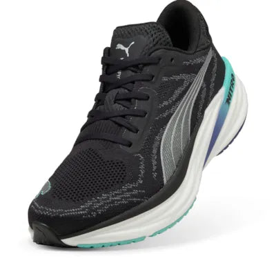 Puma Magnify NITRO 2, Laufschuhe, Herren, Puma Black/Aquatic/Blue Crystal