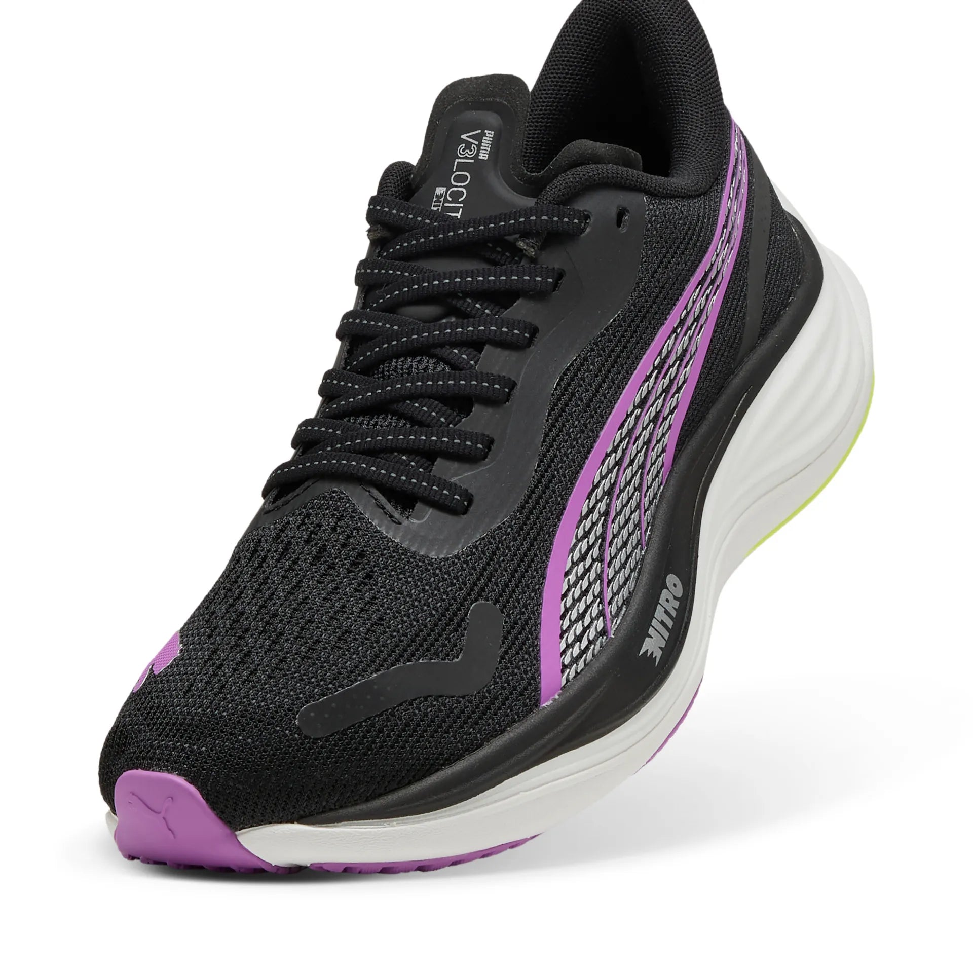 Puma Velocity NITRO™ 3, Laufschuh, Damen, Puma Black/Pure Magenta