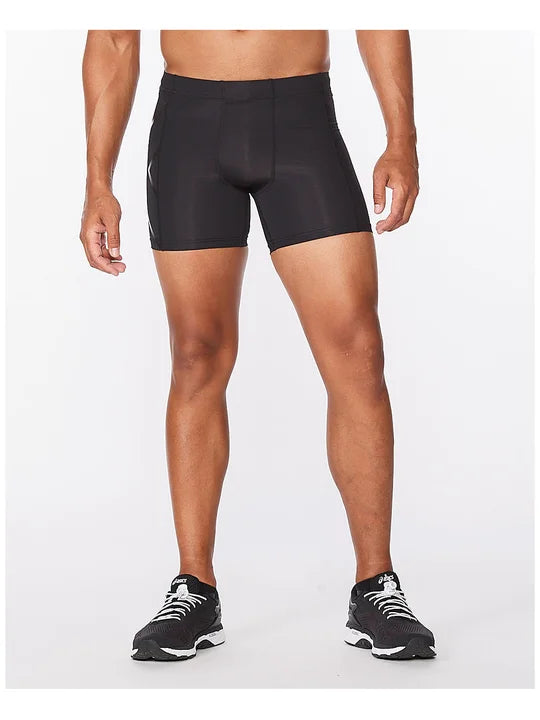 2XU Core Compression 1/2 Shorts, Herren, Black/Nero