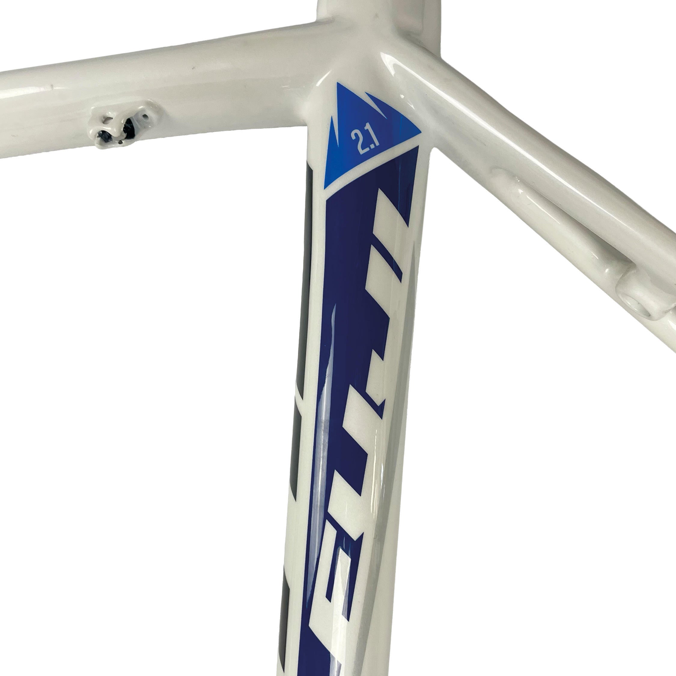 Fuji ALTAMIRA 2.1, Fahrradrahmen, elektronisch, weiß/blau