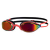 Zoggs Fusion Air Titanium, Red/Black/Mirror Red