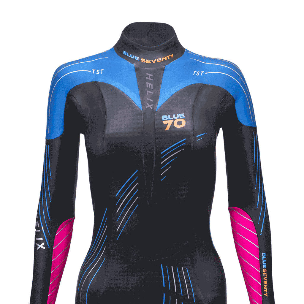 Blueseventy Helix Fullsuit, Neoprenanzug, schwarz/blau/pink, Damen