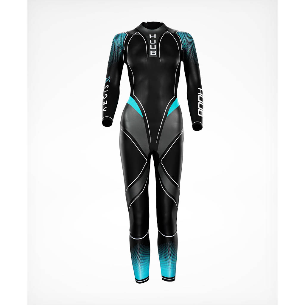 Tester Huub Aegis X 3:3 Wetsuit Black/Teal Women's 2023