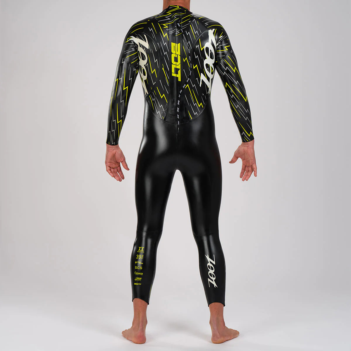 Tester Zoot Bolt 2.0, wetsuit, neon green/silver, neon green/silver, men, 2023