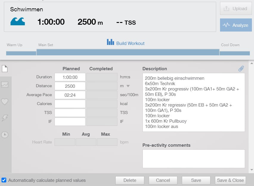 Training plan triathlon: 16 weeks Olympic distance - level advanced/racer